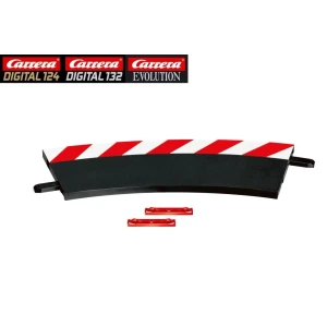 Carrera 124/132 20020567 – Cordolo esterno per curva raggio 1 30 gradi – Pezzo singolo comprensivo di clip per aggancio