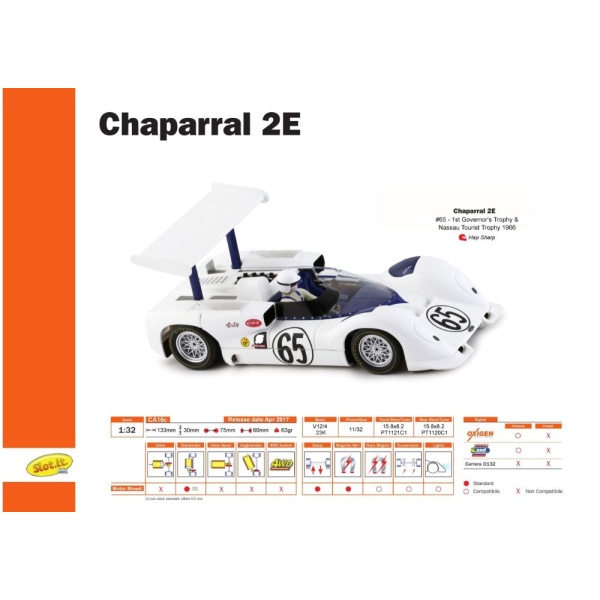 Slot.it CA16c Chaparral 2E 1966