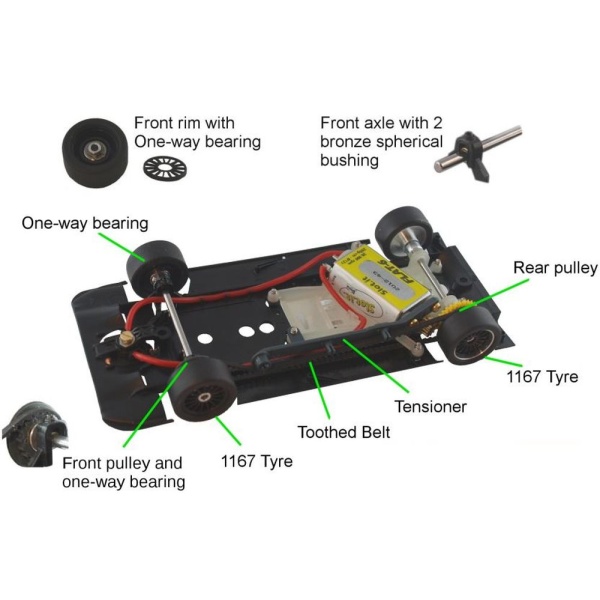 Slot.it CA29a Audi R18 E-Tron Test Le Mans 2013