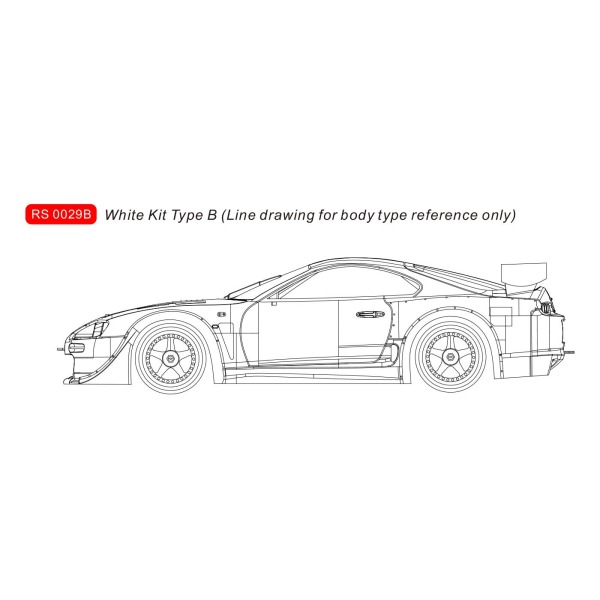 Revoslot RS0029B Toyota Supra White kit