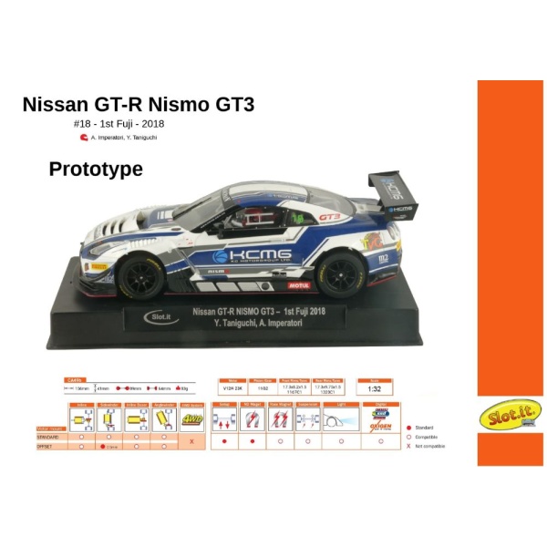 Slot.it CA49b NISSAN GT-R NISMO GT3 2018 – 1st Fuji