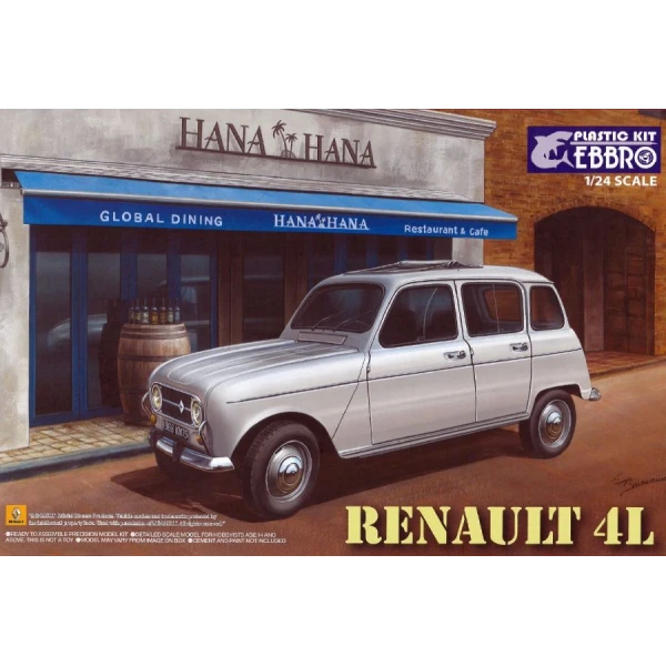 Ebbro 25002 Renault 4L scala 1/24