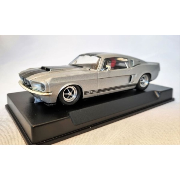 Thunderslot CA00503S/W Shelby Ford Mustang G.T. 350 Silver Frost 1967