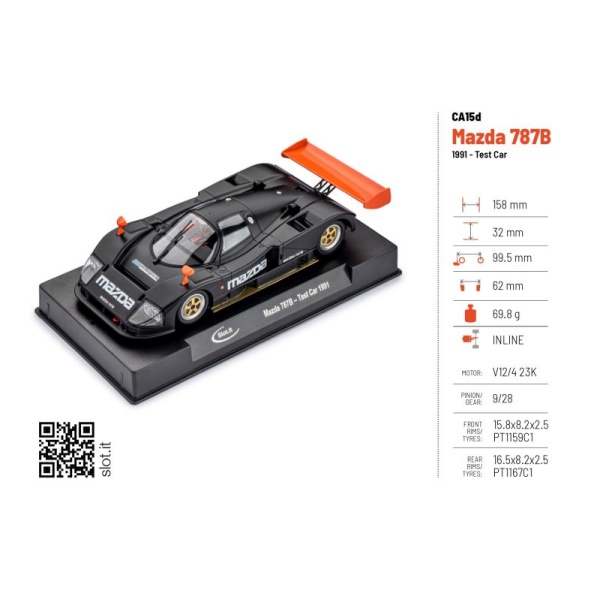 Slot.it CA15d Mazda 787B 1991 – Test Car