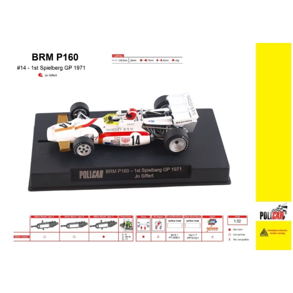 Policar CAR08a BRM P160 – #14 – Jo Sifferti