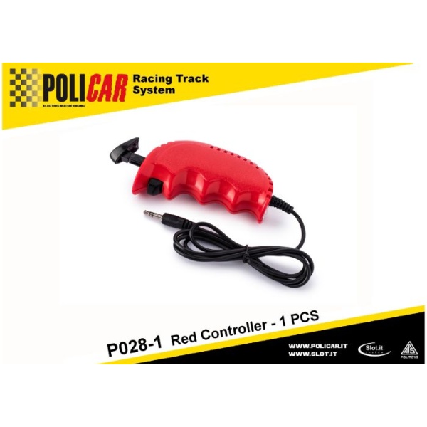 Policar P028 Pulsante/Controller Rosso