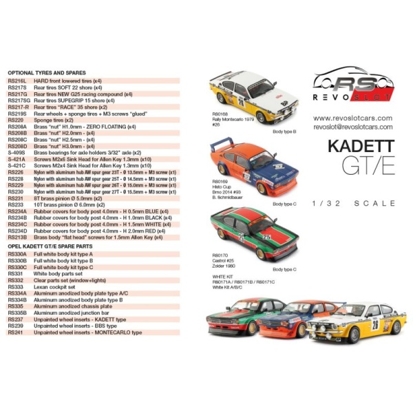 Revoslot RS0170 Opel Kadett Castrol #25 – Zolder 1980