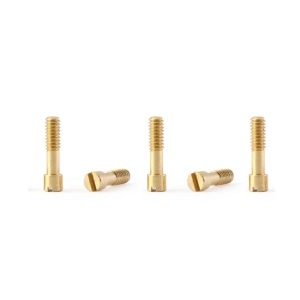 Policar PCH06 Metric screws 2x7mm small head brass  (5x)