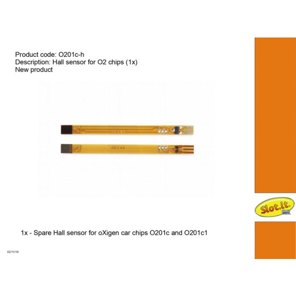 Slot.it O201c-h Hall sensor for O2 chip ”C” type